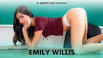 Emily Willis' Intense Compilatie Van Ruige Seks, Creampie En Poesje Eten