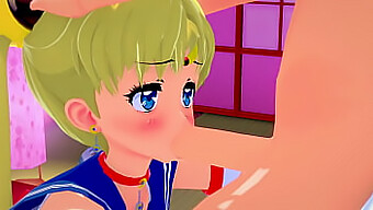 Sailor Moon'Un Sansürsüz 3d Hentai'Deki Tutkulu Saksosu